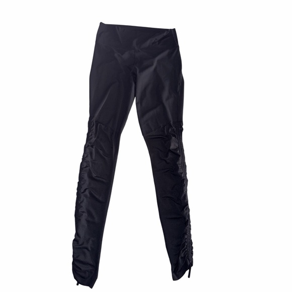 Fabletics Cashel Foldover Pureluxe Black High-Waisted Leggings Size S/M - Picture 4 of 13